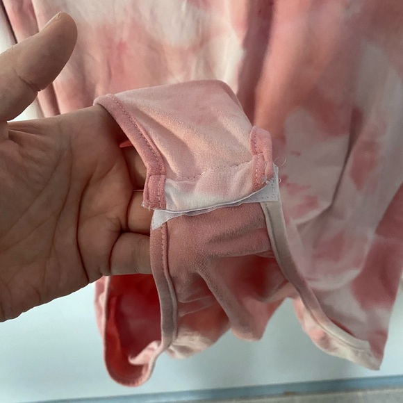 Shein Pink Tie Dye Bodysuit - Picture 4 of 6